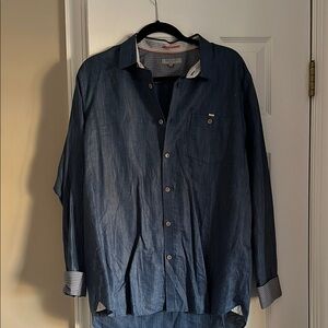 Men's Ted Baker Blue Button Down